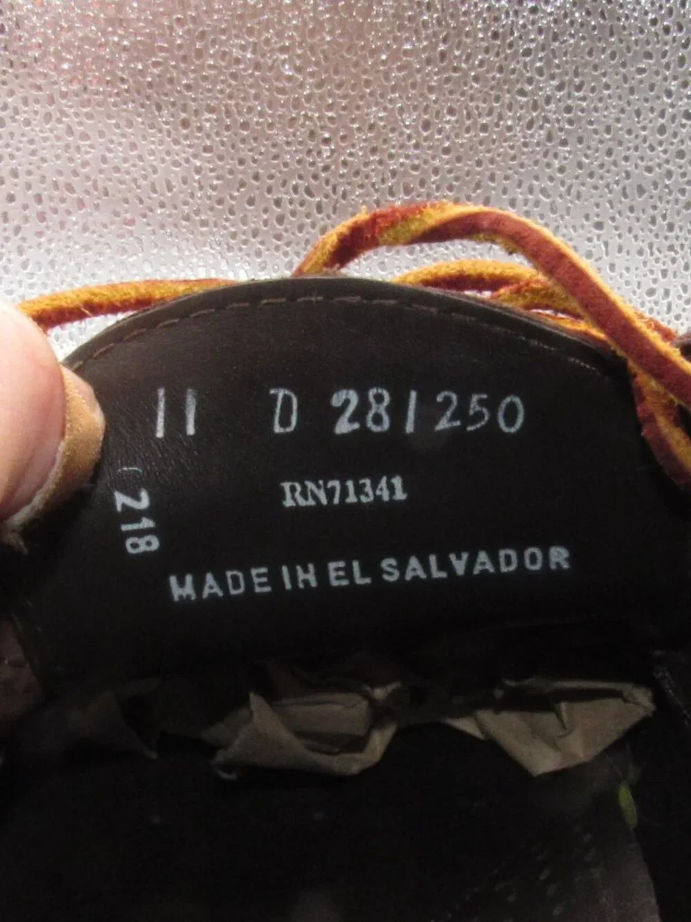 LL Bean Boat Shoes Men 11 D Brown Signature Jackman Blucher Moc Leather 281250